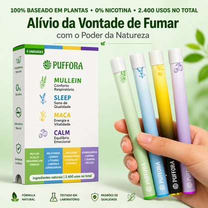 Puffora - Difusor Herbal – Energia & Foco