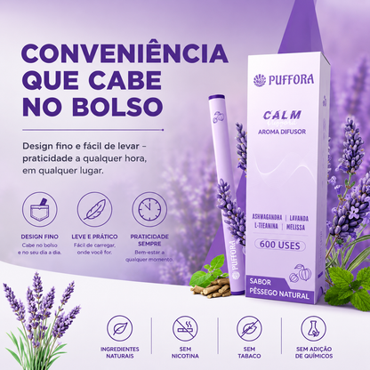 Puffora – Difusor Herbal - Relaxamento e Bem-Estar Diário