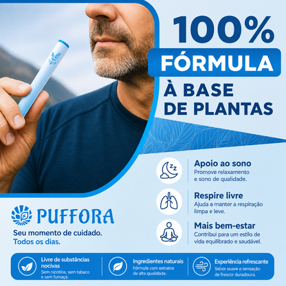 Puffora - Difusor Herbal - Suporte ao Sono – Descanse e Recarregue